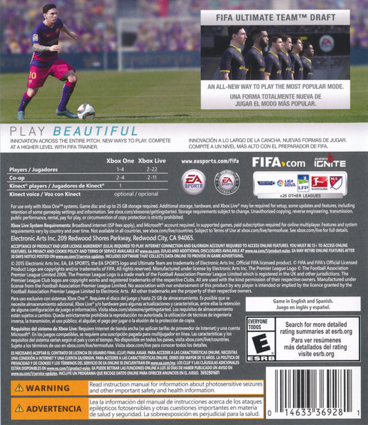 FIFA 16 - back