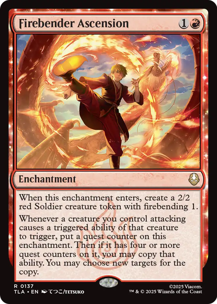 Firebender Ascension (137) - NM - front