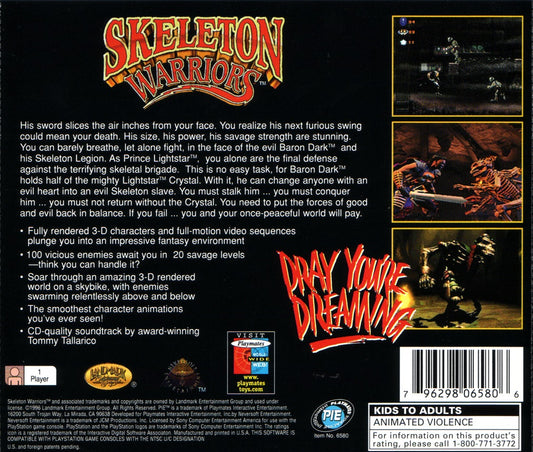 Skeleton Warriors - back