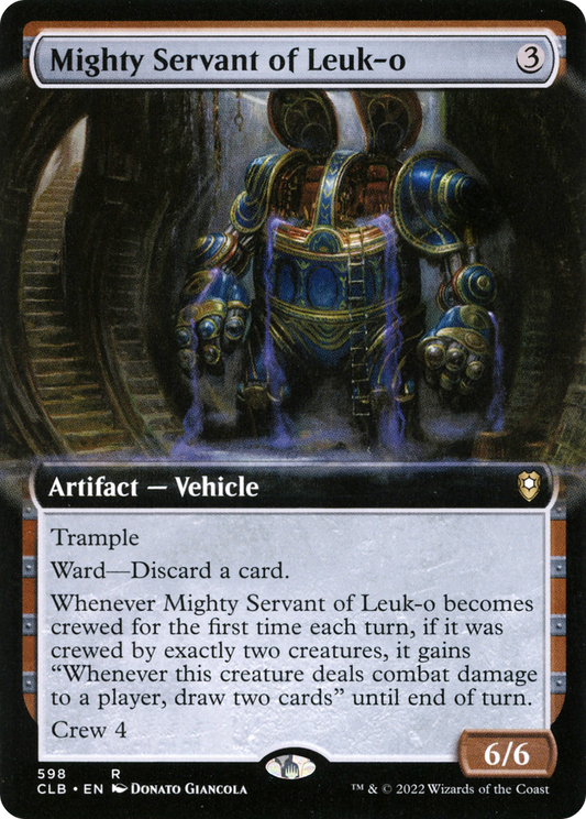 Mighty Servant of Leuk-o (598) - EXTENDED ART - MP - front