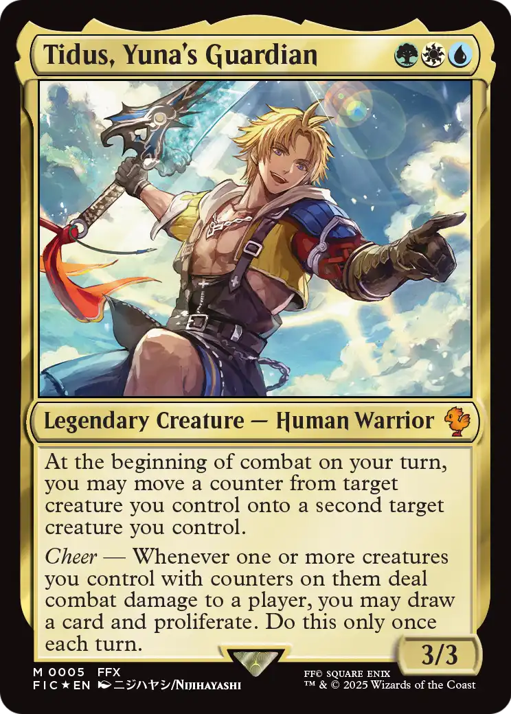 Tidus, Yuna's Guardian (5) (Foil) - NM - front