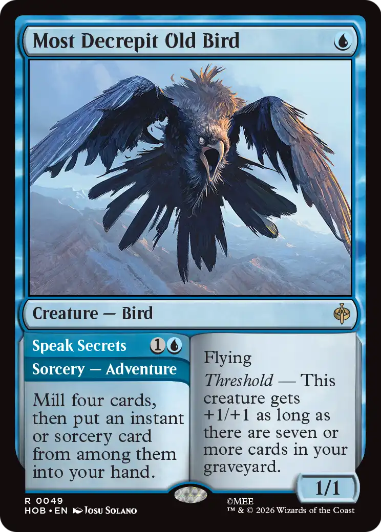 Most Decrepit Old Bird // Speak Secrets (49) - NM - front
