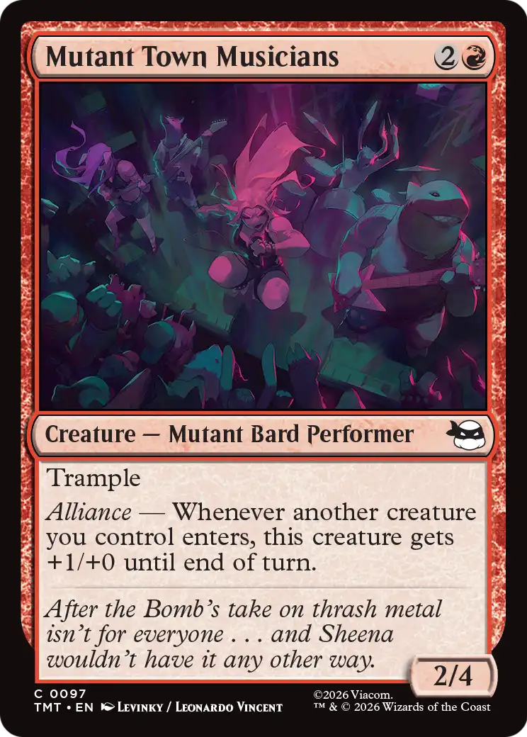 Mutant Town Musicians (97) (Foil) - NM - front