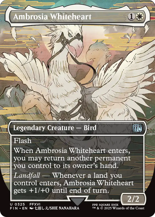 Ambrosia Whiteheart (325) - BORDERLESS (Foil) - NM - front