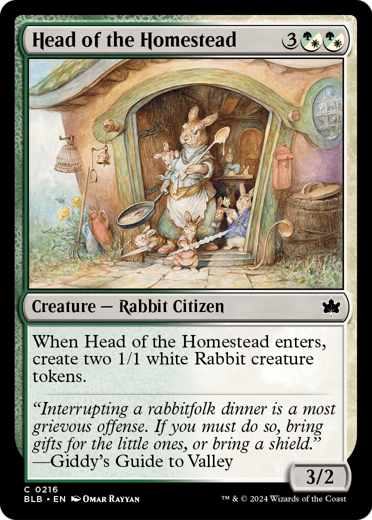 Head of the Homestead - Non-Foil Regular - front
