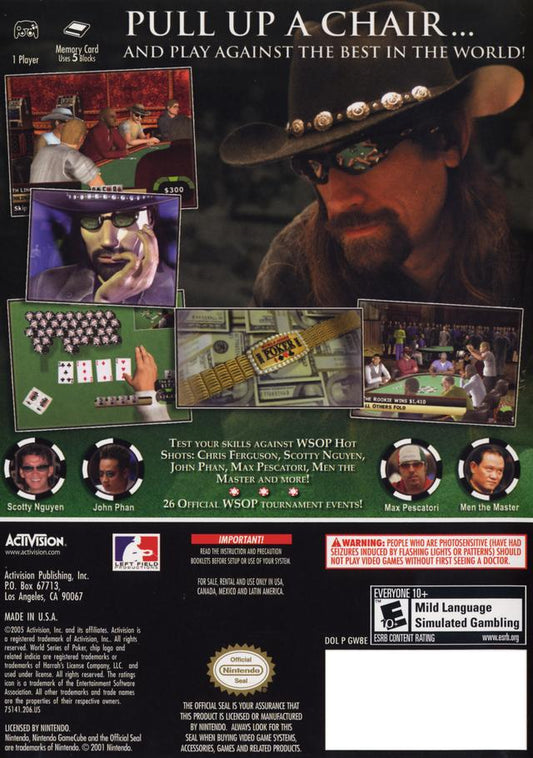 World Series of Poker - back