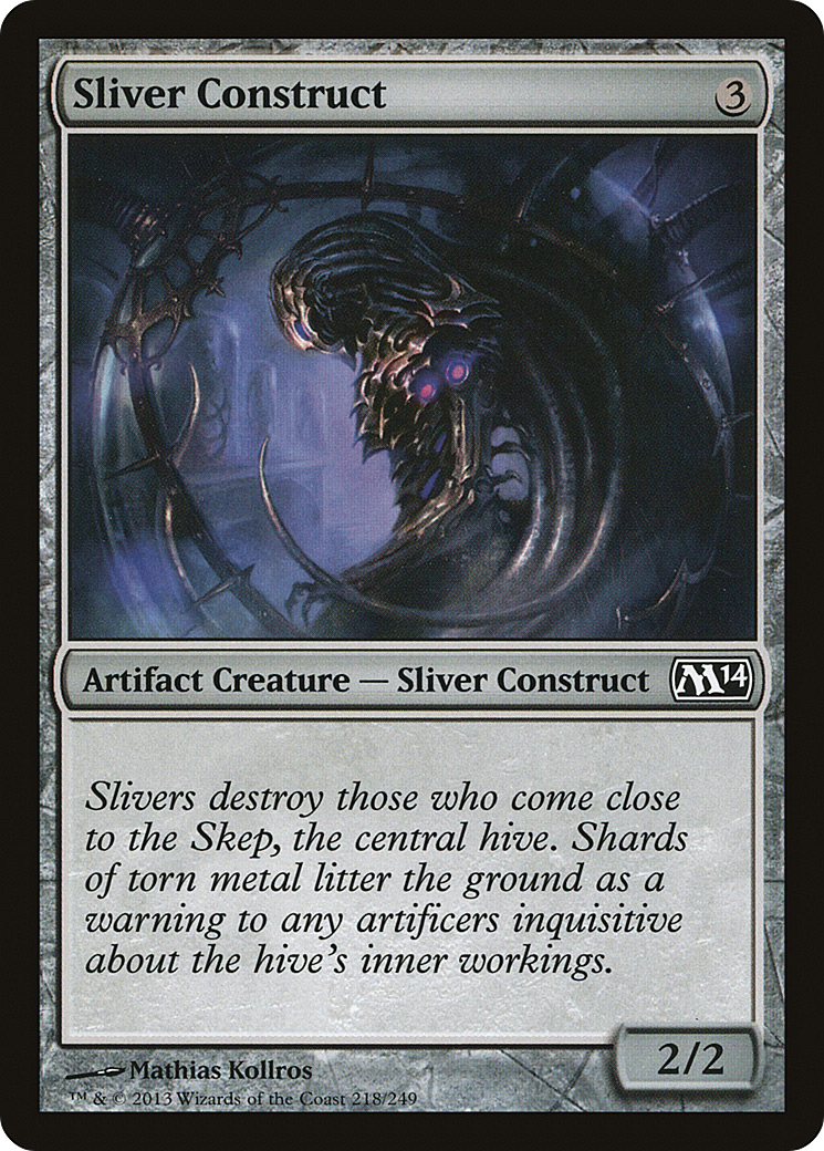 Sliver Construct (218) - NM - front