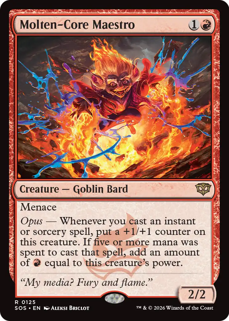 Molten-Core Maestro (125) - NM - front