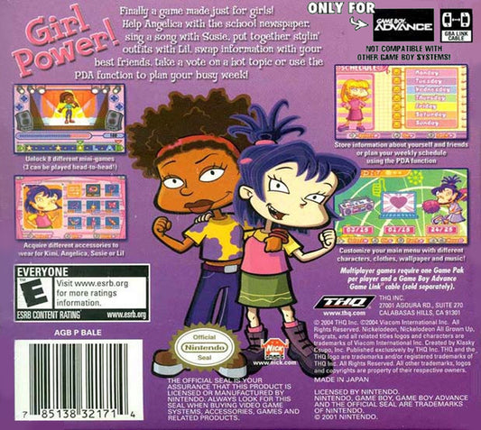 Nickelodeon All Grown Up Express Yourself - back