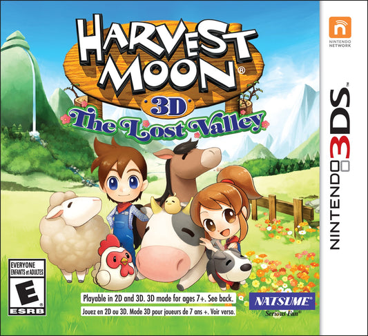 Harvest Moon 3D: The Lost Valley - front