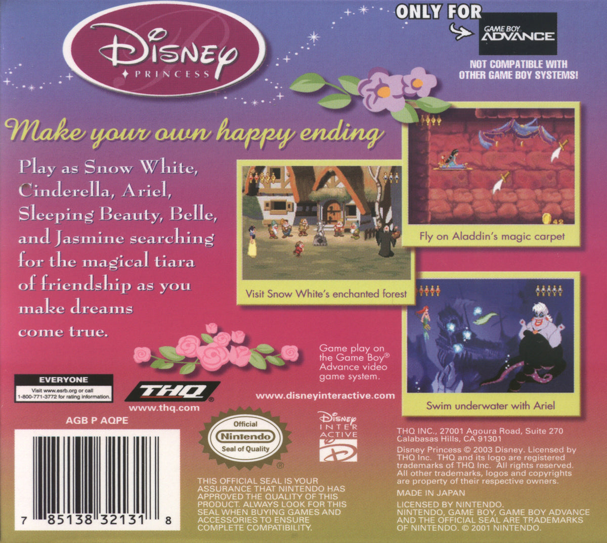Disney Princess - back
