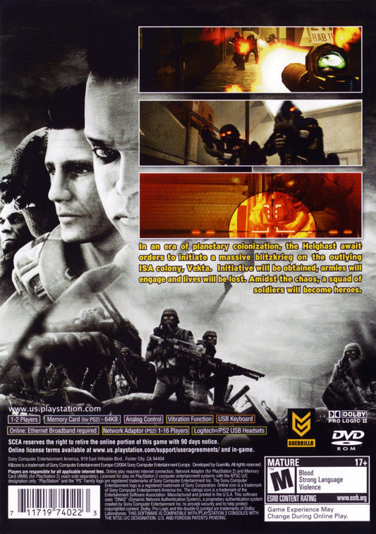 Killzone - back