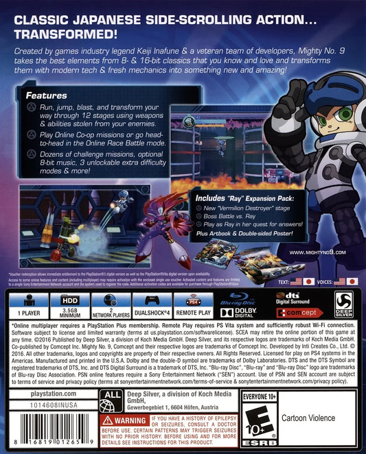 Mighty No. 9 - back