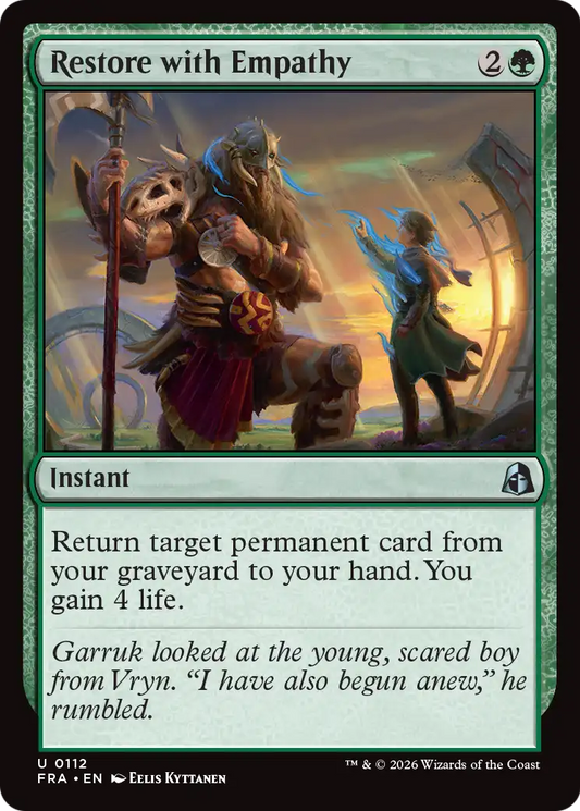 Restore with Empathy (112) - NM - front