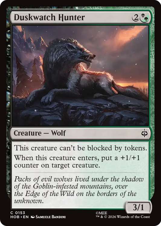 Duskwatch Hunter (153) - NM - front