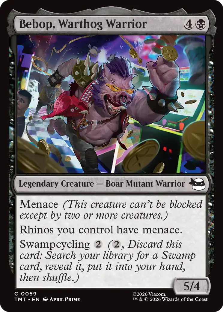 Bebop, Warthog Warrior (59) (Foil) - NM - front