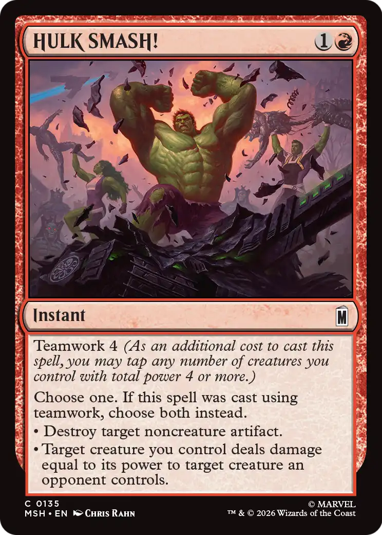 HULK SMASH! (135) - NM - front