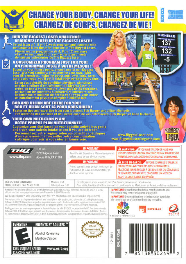 The Biggest Loser - back