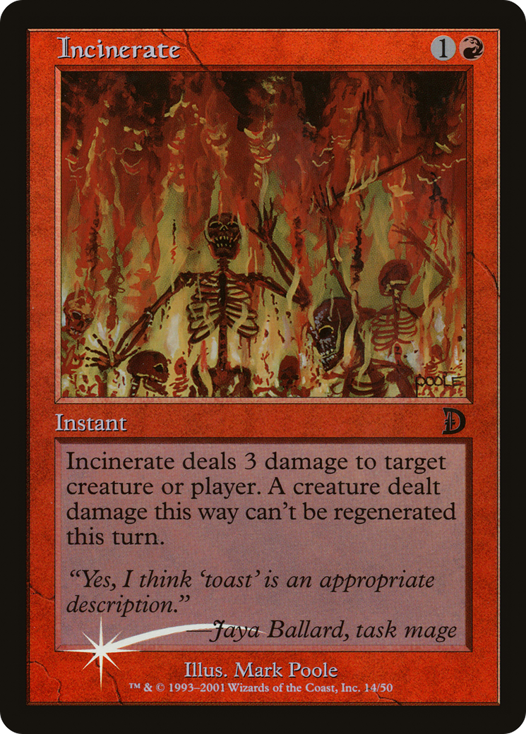 Incinerate (14★) (Foil) - LP - front