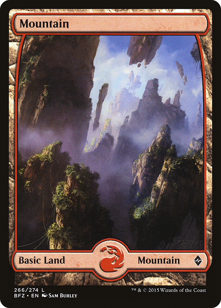 Mountain (266) - FULL ART - NM - front