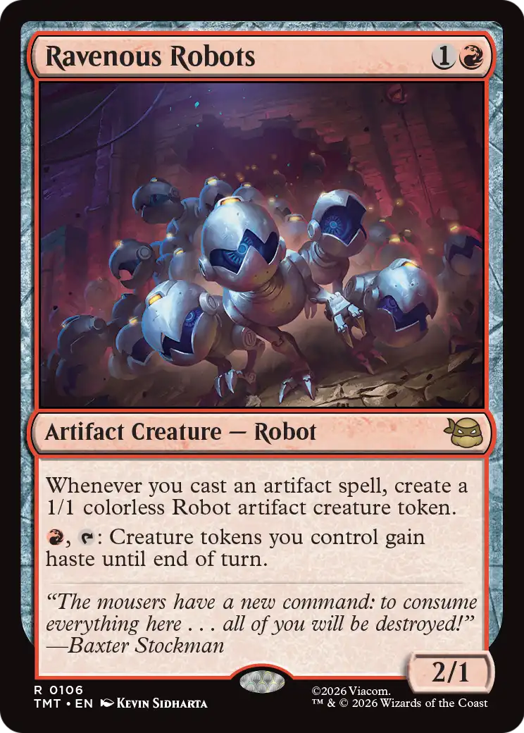 Ravenous Robots (106) - NM - front