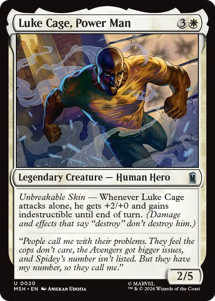 Luke Cage, Power Man (20) (Foil) - NM - front