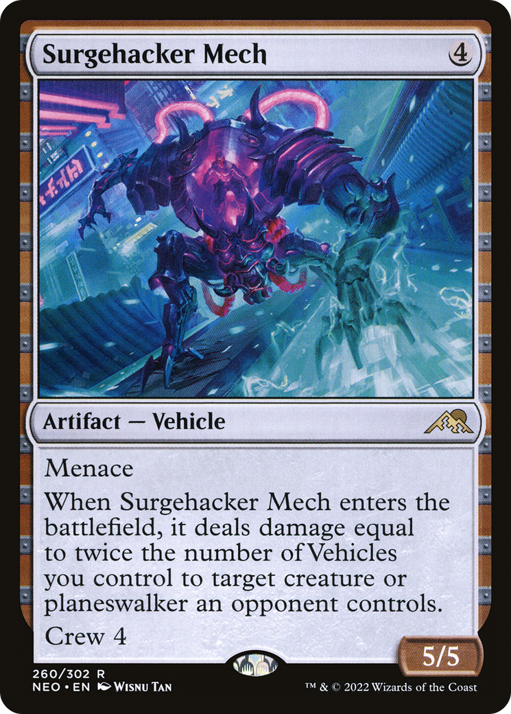 Surgehacker Mech (260) (Foil) - LP - front