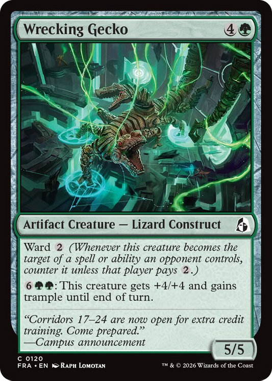 Wrecking Gecko (120) - NM - front