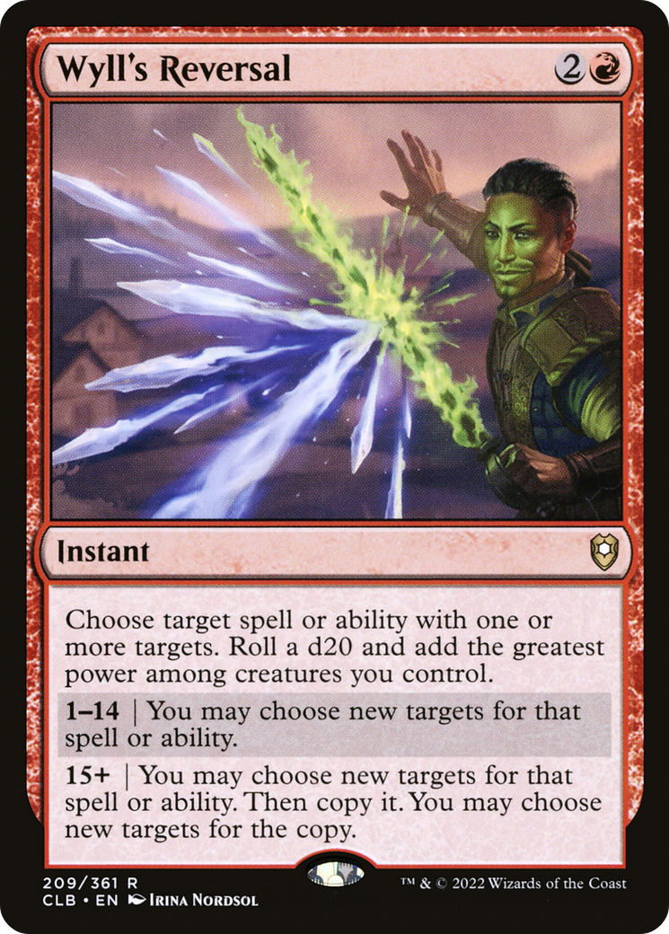 Wyll's Reversal (209) - NM - front