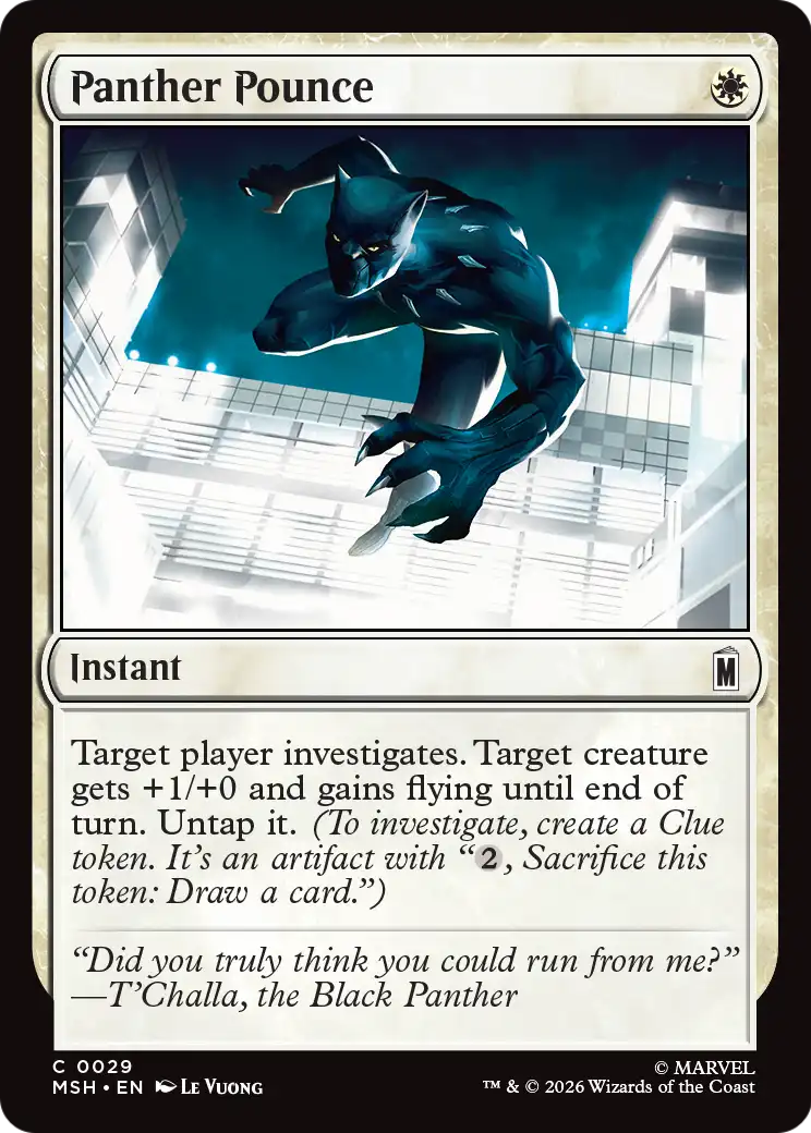 Panther Pounce (29) - NM - front