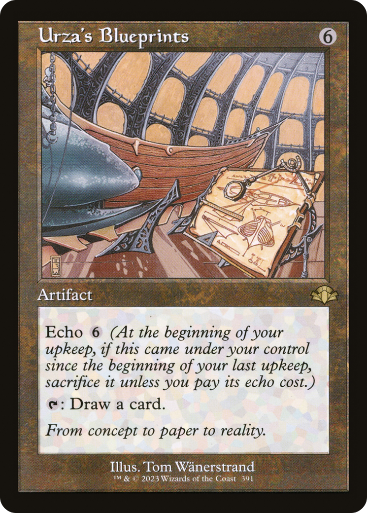 Urza's Blueprints (391) - LP - front