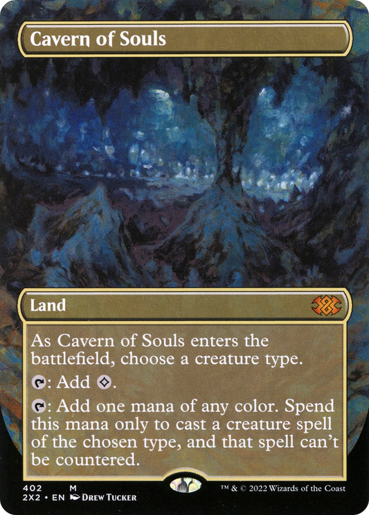 Cavern of Souls (402) - BORDERLESS (Foil) - NM - front
