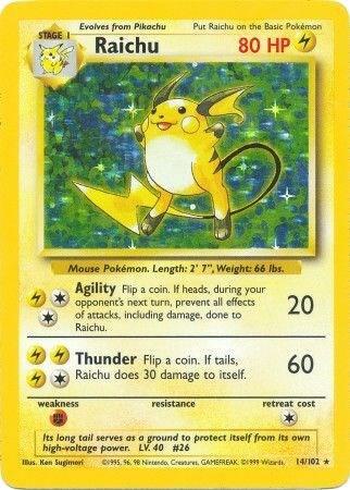 Raichu - 014/102 (Holofoil) - DM - front