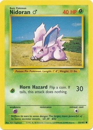 Nidoran M - 055/102 - NM - front