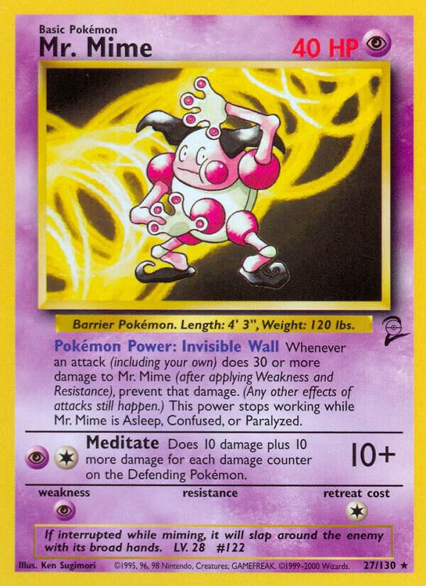 Mr. Mime - 027/130 - HP - front