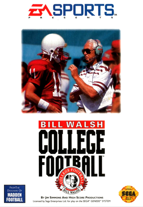 Bill Walsh College Football - front