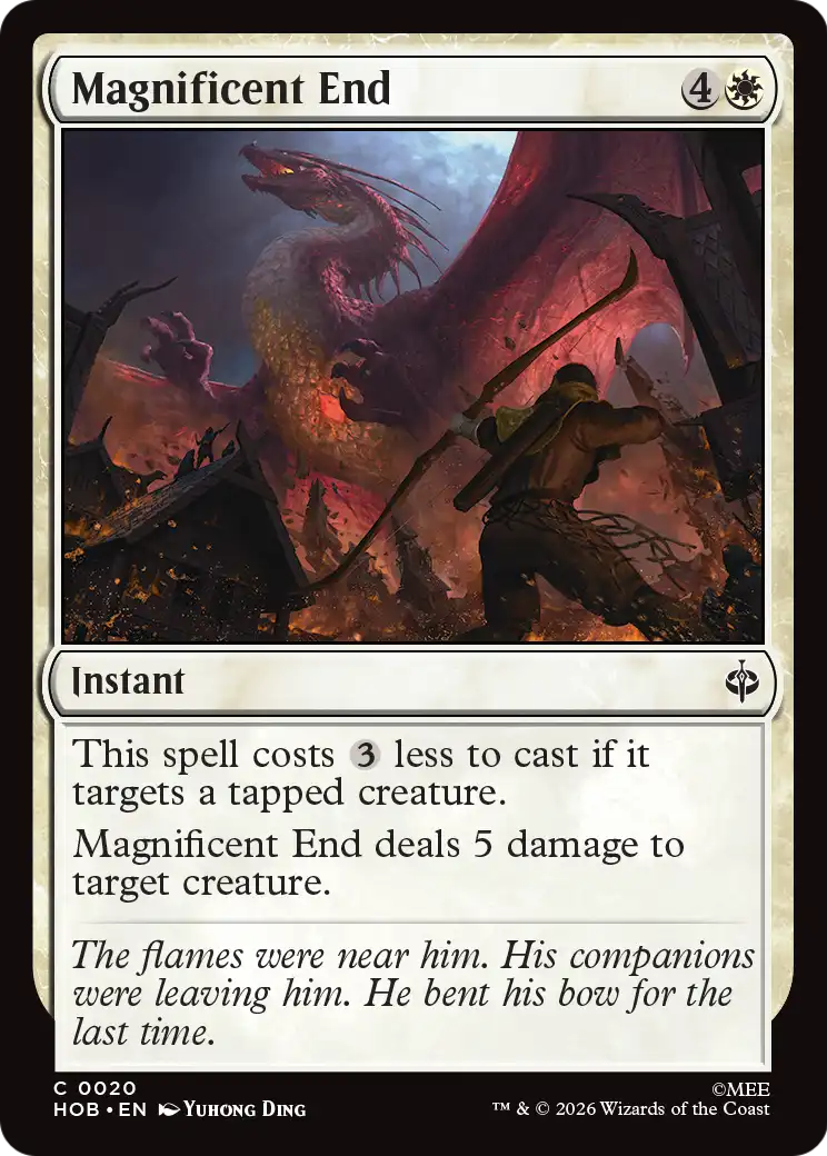 Magnificent End (20) - NM - front