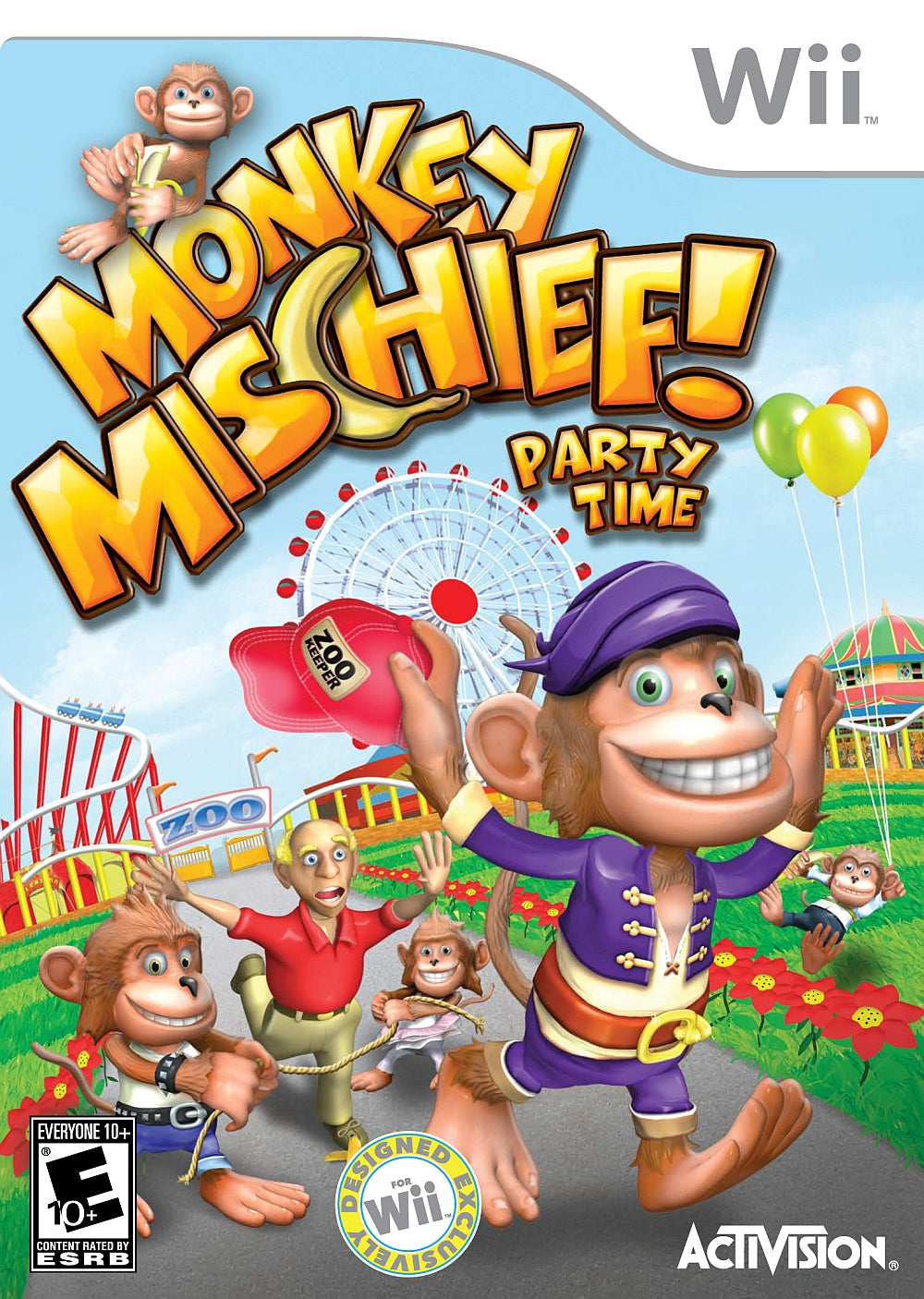 Monkey Mischief Party Time - front