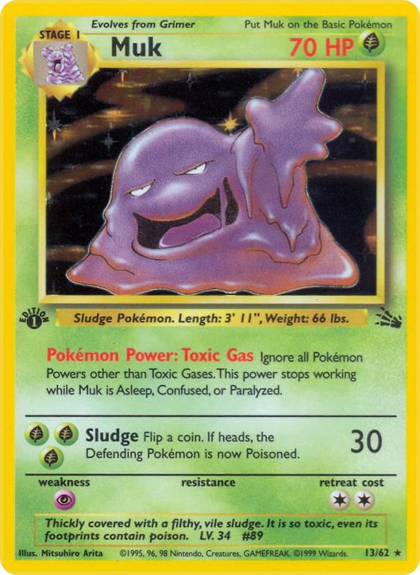 Muk - 13/62 (Unlimited Holofoil) - LP - front