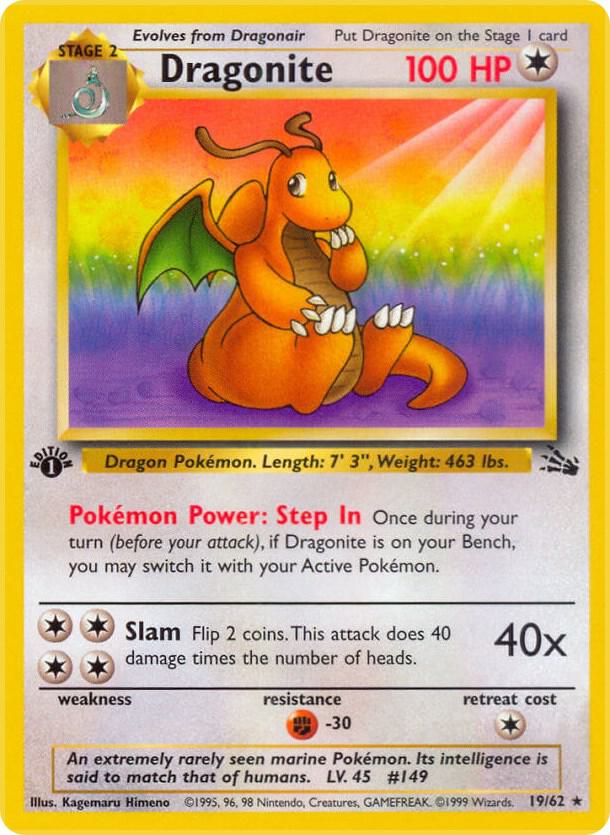 Dragonite - 19/62 (Unlimited) - LP - front