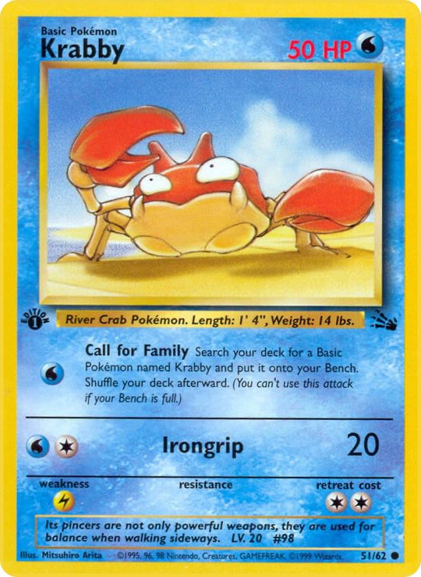 Krabby - 51/62 (Unlimited) - NM - front