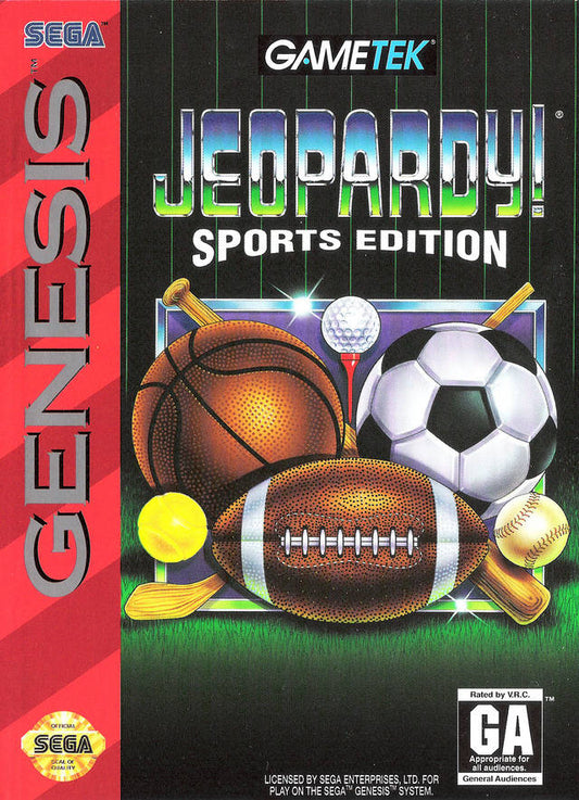 Jeopardy Sports Edition - front