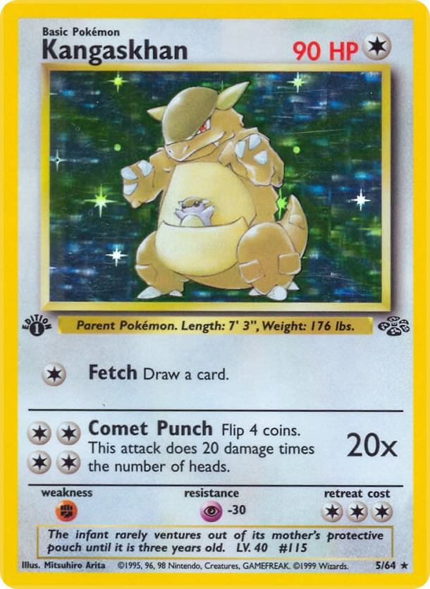 Kangaskhan - 05/64 (Unlimited Holofoil) - MP - front