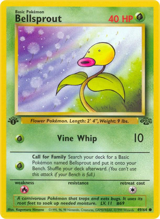 Bellsprout - 49/64 (Unlimited) - NM - front