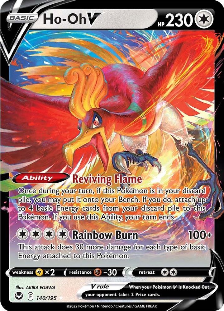 Ho-Oh V - 140/195 (Holofoil) - NM - front