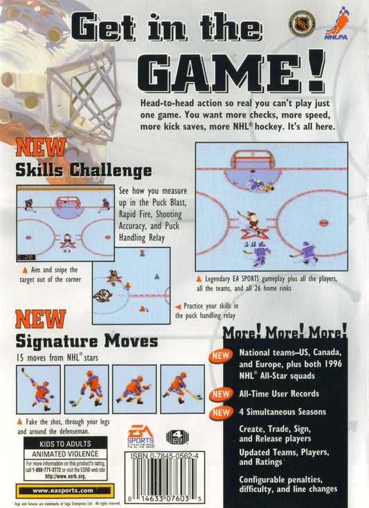 NHL 97 - back