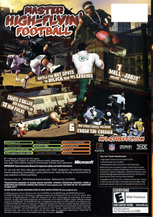 NFL Street 2 - back