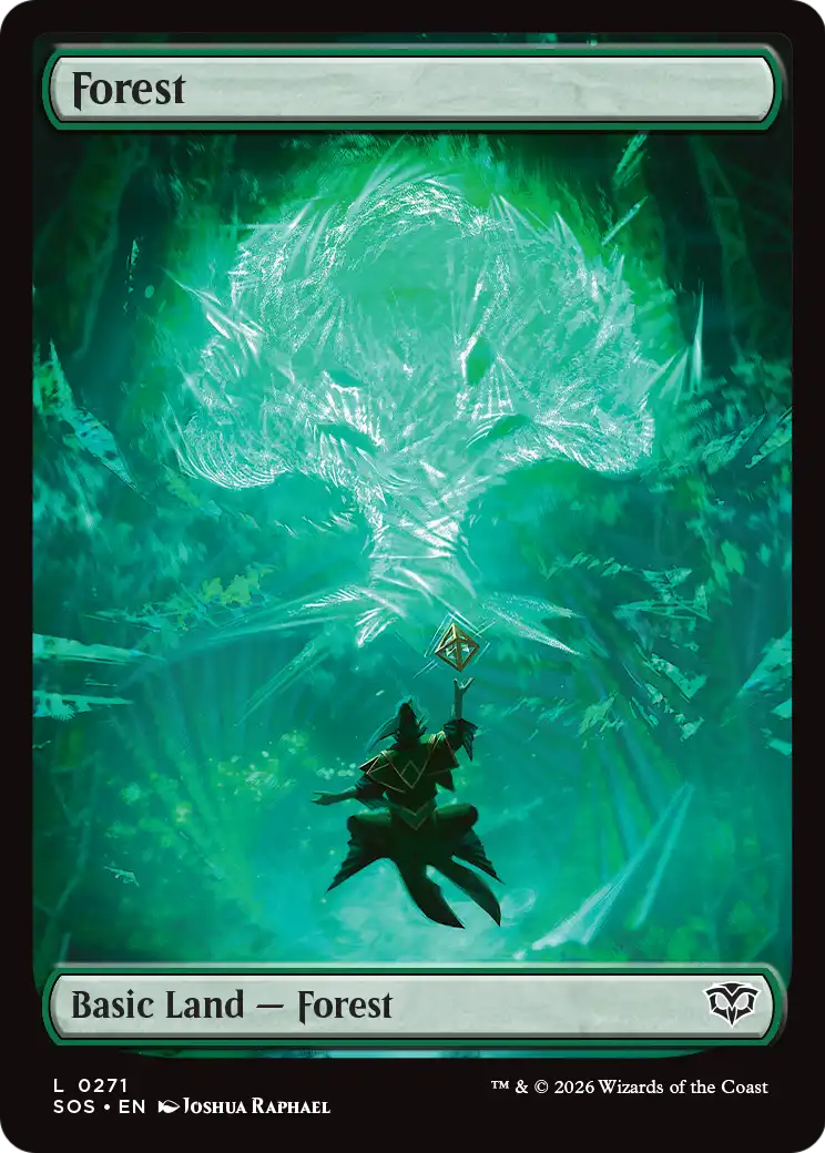 Forest (271) - FULL ART (Foil) - NM - front