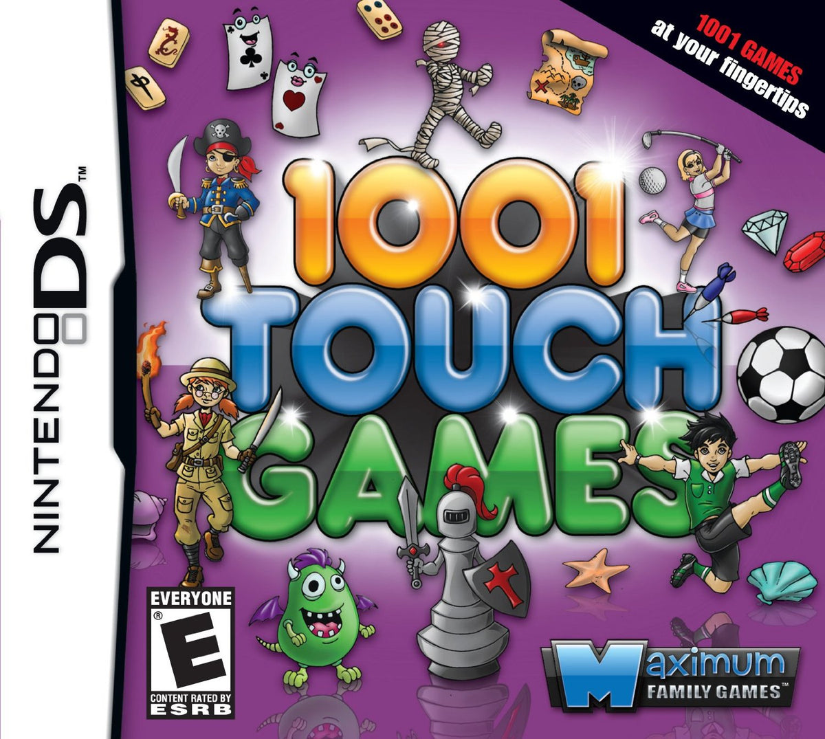 1001 Touch Games - front