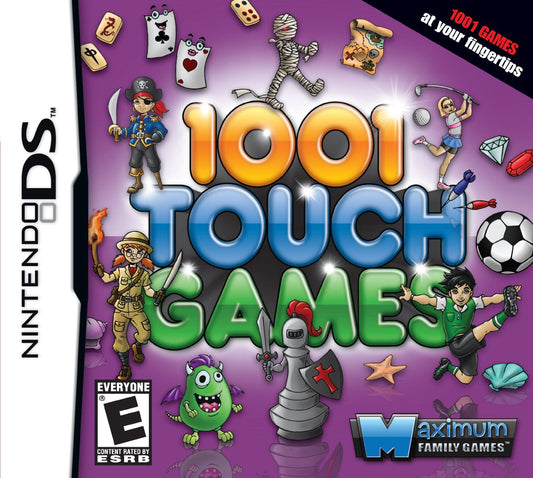 1001 Touch Games - front